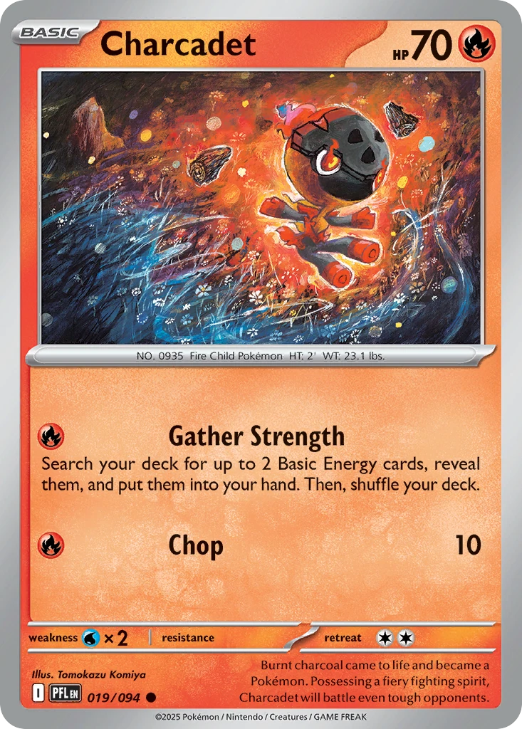 Charcadet - Phantasmal Flames - 019/094 - Reverse Holofoil - card