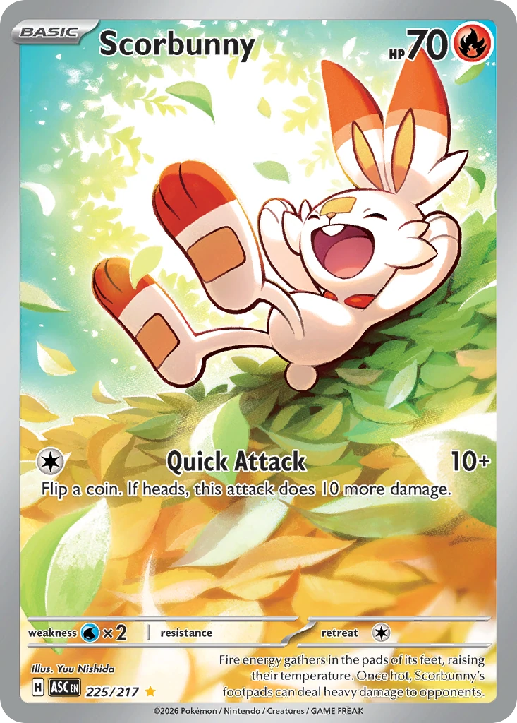 Scorbunny - Ascended Heroes - 225/217 - Holofoil - card