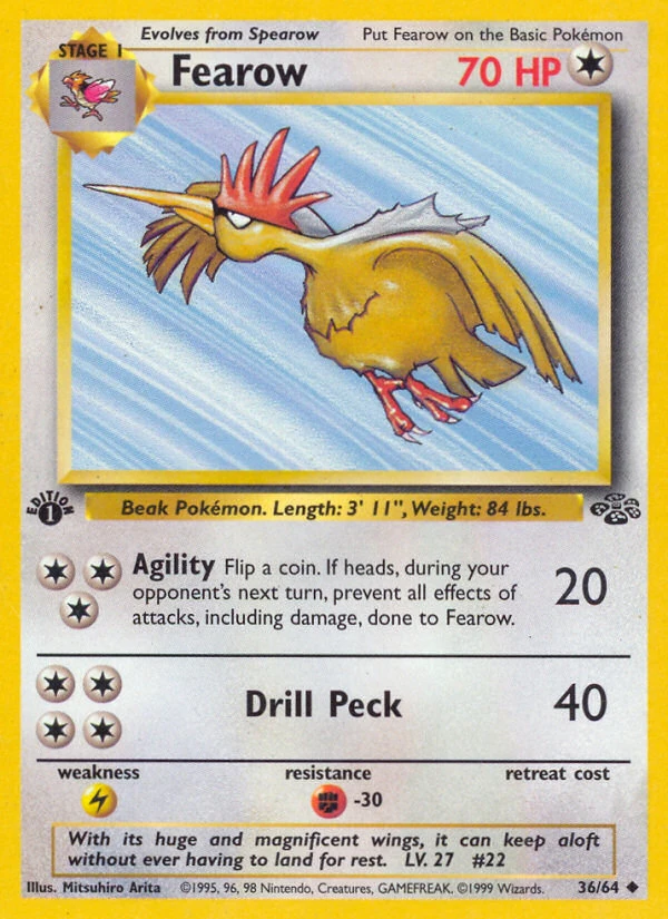 Fearow - Jungle - 36 - Unlimited - card