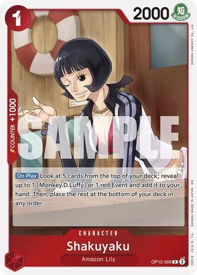 Shakuyaku - Legacy of the Master - OP12-006 - Foil - card