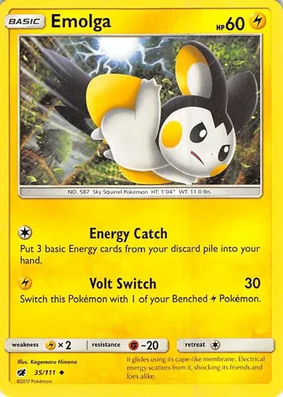 Emolga - Crimson Invasion - 35/111 - card