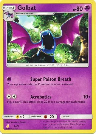 Golbat - SM Trainer Kit: Lycanroc & Alolan Raichu - 6 - card