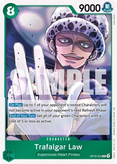 Trafalgar Law (030) - The Time of Battle - OP16-030 - Foil - card