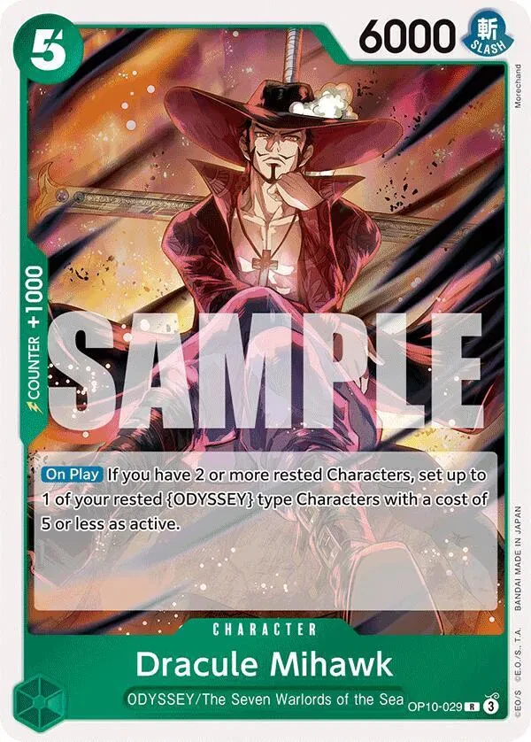 Dracule Mihawk - Royal Blood - OP10-029 - Foil - card