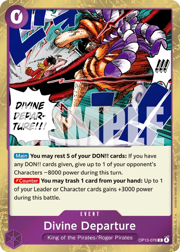 Divine Departure - Carrying On His Will - OP13-076 - Foil - card