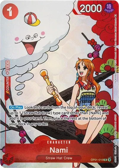 Nami (Gift Collection 2023) - One Piece Promotion Cards - OP01-016 - Foil - card