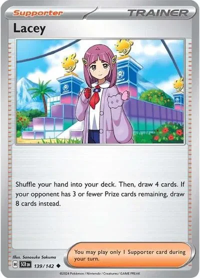 Lacey - Stellar Crown - 139/142 - Reverse Holofoil - card