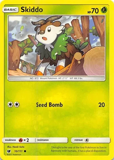 Skiddo - Crimson Invasion - 10/111 - Reverse Holofoil - card