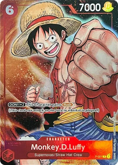Monkey.D.Luffy (Premium Card Collection -BANDAI CARD GAMES Fest. 23-24 Edition-) - One Piece Promotion Cards - P-001 - Foil - card