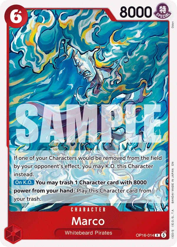 Marco - The Time of Battle - OP16-014 - Foil - card