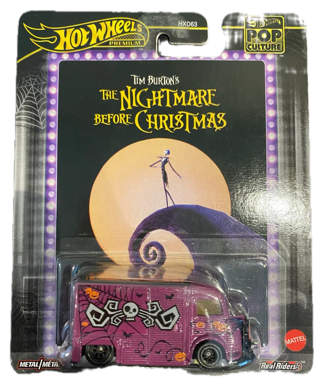 Hot Wheels Disney Tim Burton's The Nightmare Before Christmas Purple Van - The Nightmare Before Christmas Pop Culture - The Nightmare Before Christmas Pop Culture - Collectible vehicle