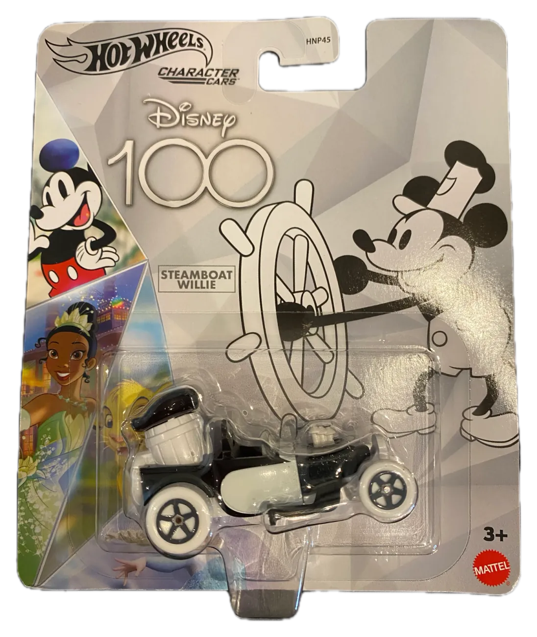 Hot Wheels Disney 100 Steamboat Willie Character Car - Disney 100 Character Cars - Disney 100 Character Cars - Collectible vehicle