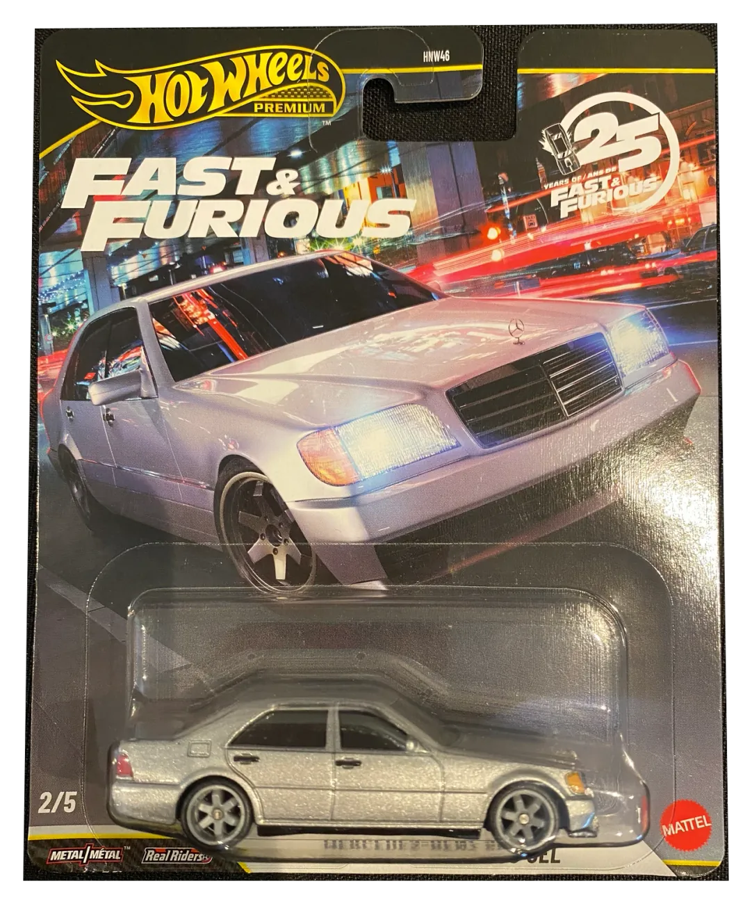 Hot Wheels Fast & Furious Mercedes-Benz 500 SEL - Fast & Furious Premium - Fast & Furious Premium - Collectible vehicle