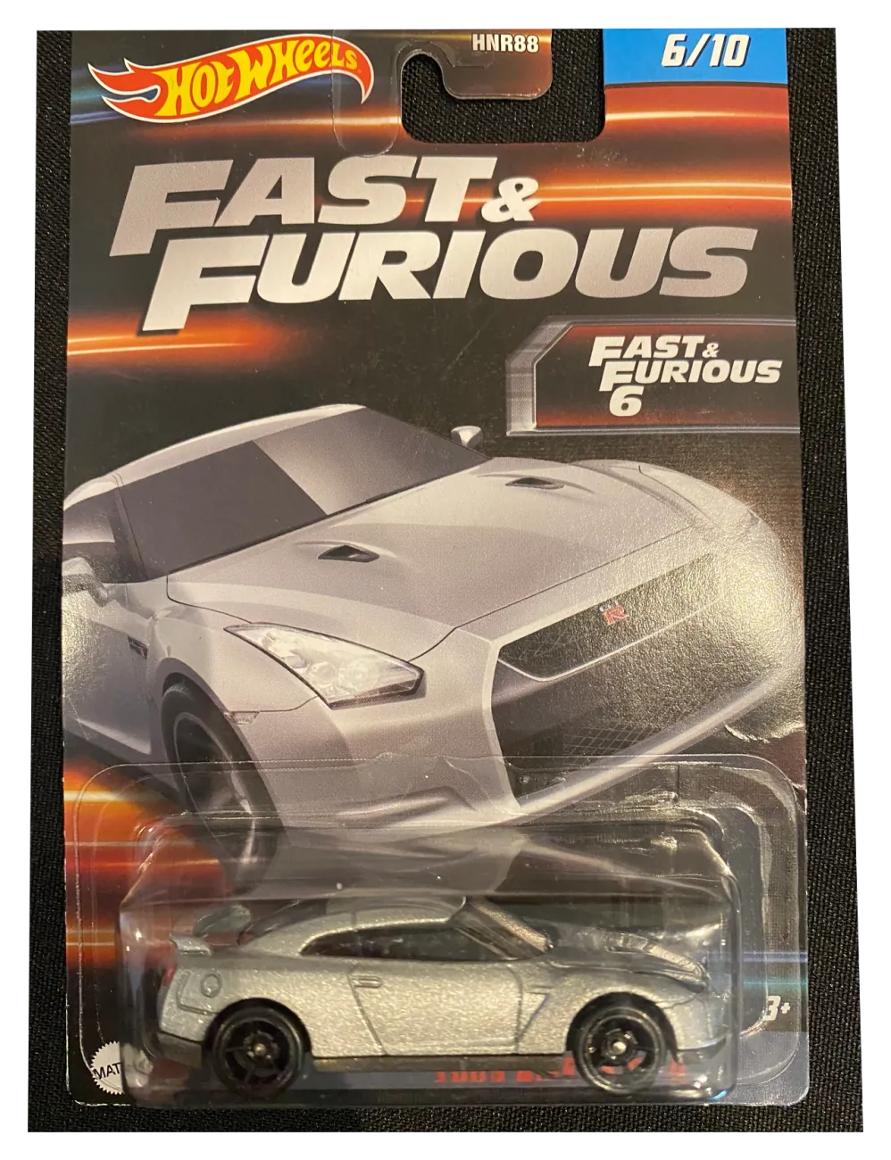 Hot Wheels Fast & Furious 6 Nissan GT-R (R35) - Fast & Furious Series 3 - Fast & Furious Series 3 - Collectible vehicle