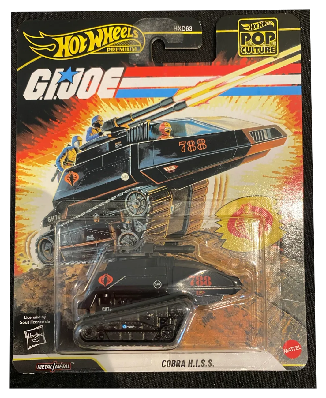 Hot Wheels G.I. Joe Cobra H.I.S.S. - G.I. Joe Pop Culture - G.I. Joe Pop Culture - Collectible vehicle