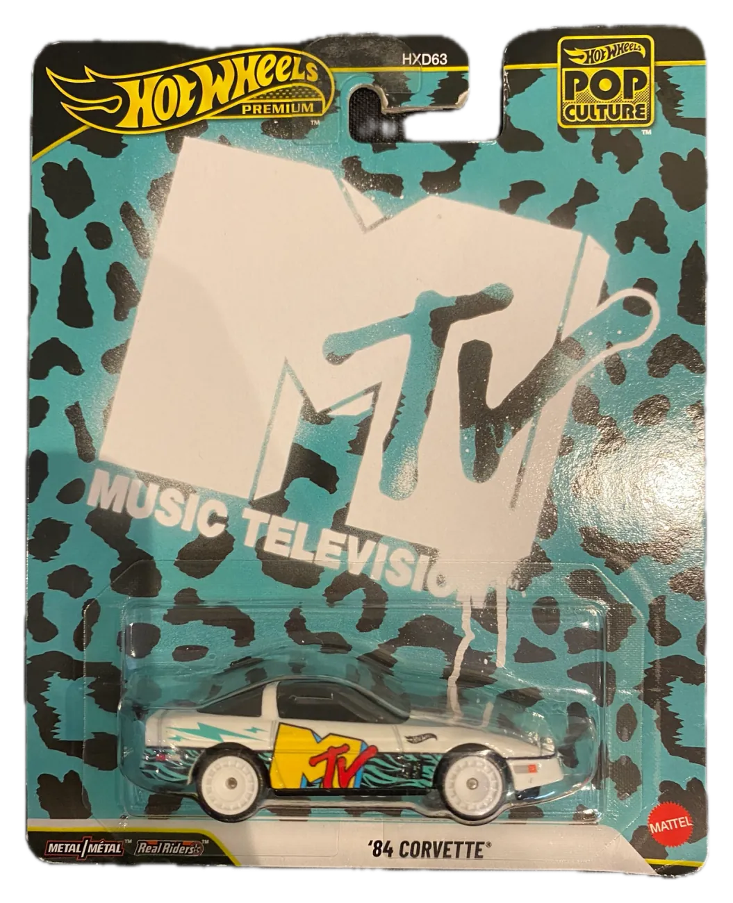 Hot Wheels MTV '84 Corvette - MTV Pop Culture - MTV Pop Culture - Collectible vehicle