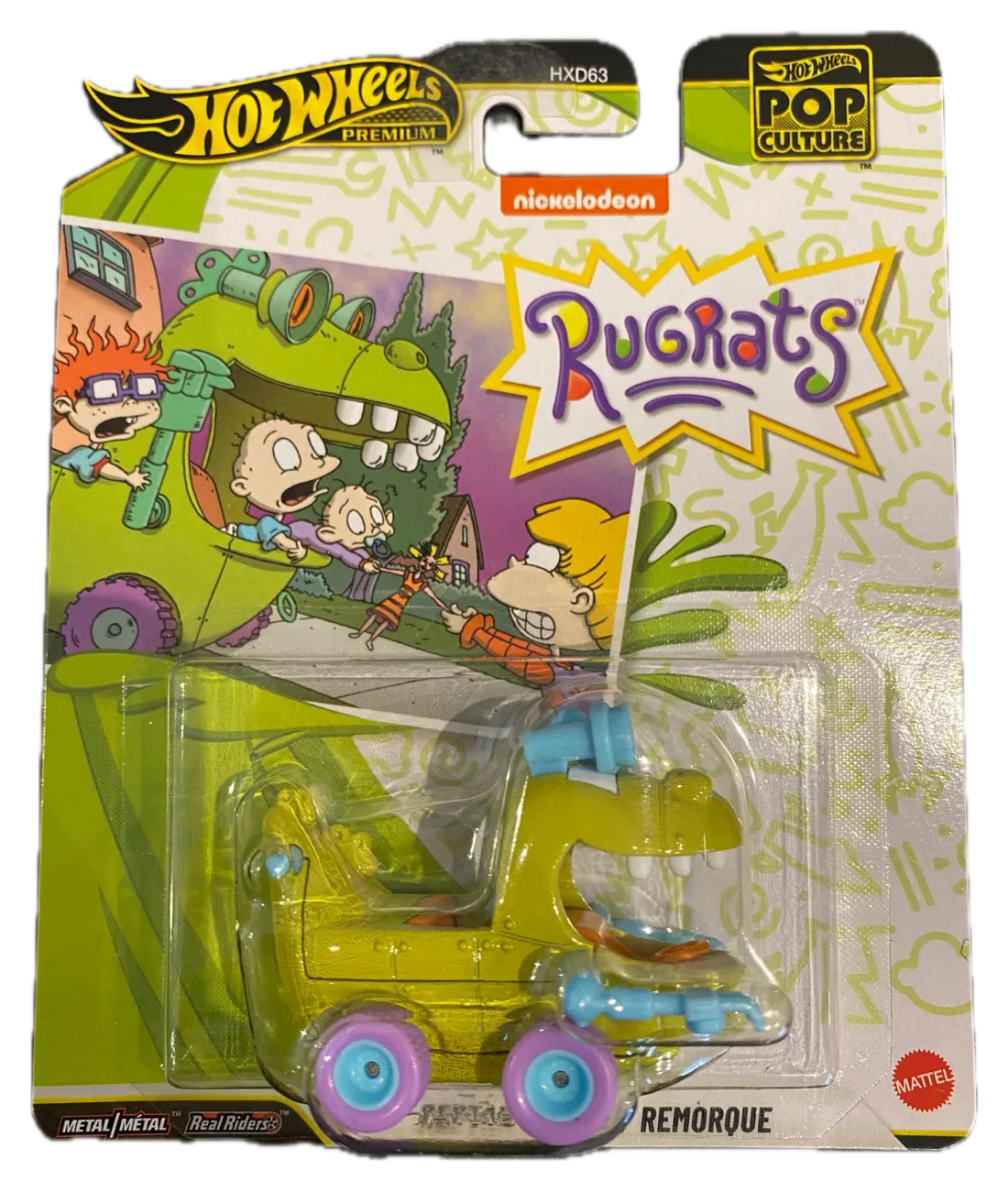 Hot Wheels Nickelodeon Rugrats Remorque - Nickelodeon Rugrats Pop Culture - Nickelodeon Rugrats Pop Culture - Collectible vehicle