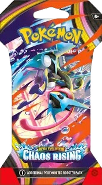 Pokemon TCG: Mega Evolution - Chaos Rising Sleeved Booster Pack - Sleeved Booster Pack - sealed product