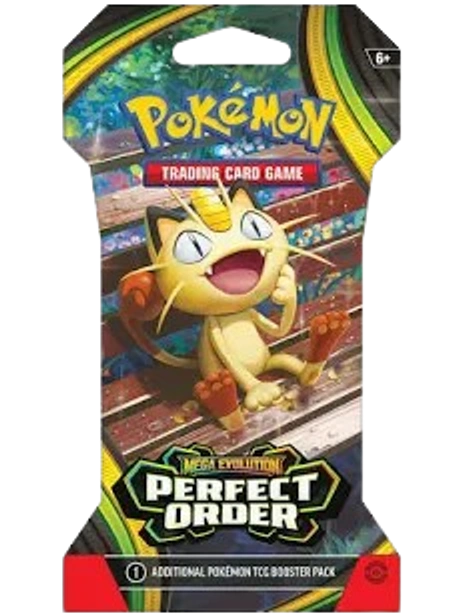 Pokemon TCG: Mega Evolution - Perfect Order Sleeved Booster Pack - Sleeved Booster Pack - sealed product