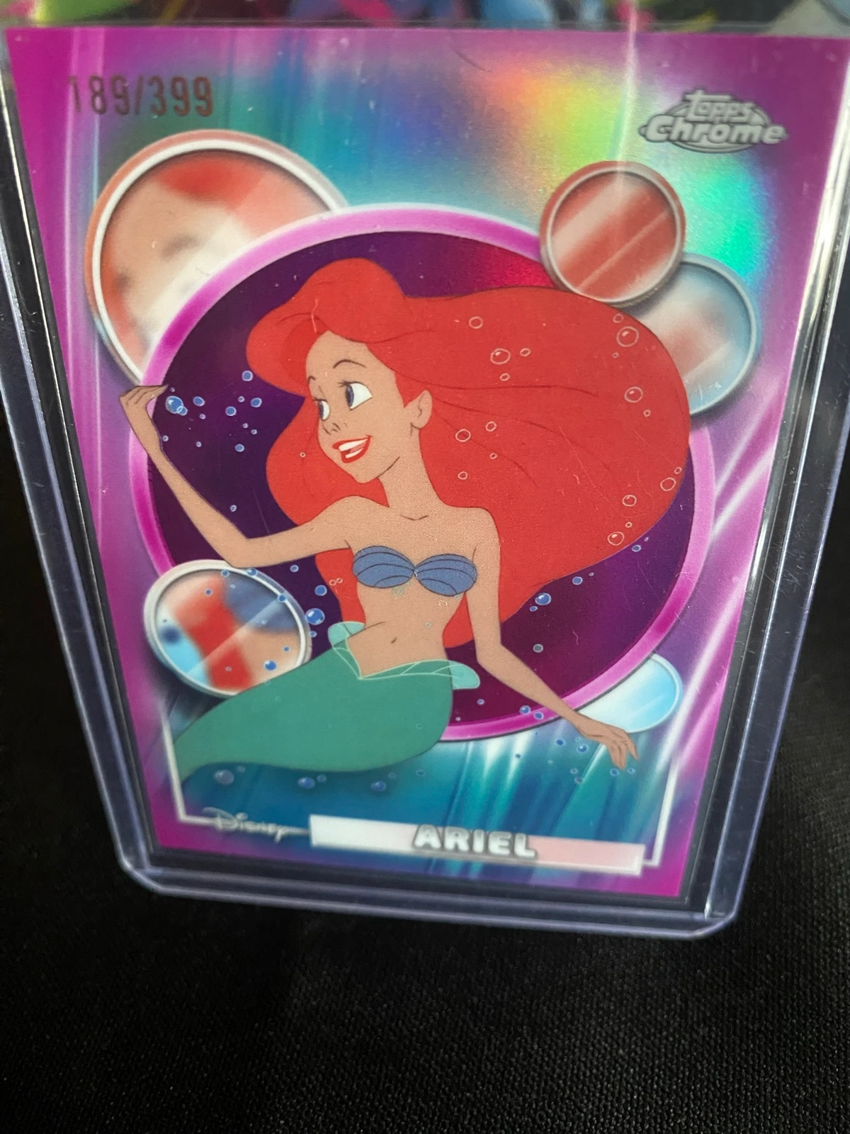 Ariel - Topps Chrome Disney Magenta Refractor 189/399 - 2026 Topps Chrome Disney - 106 - Magenta Refractor - serial 189/399 - card