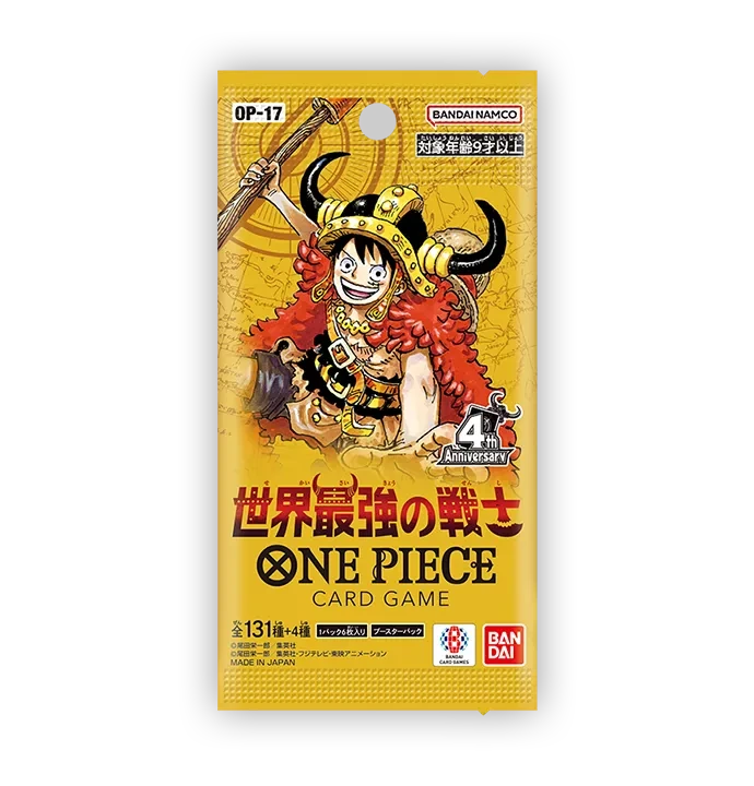 One Piece OP-17: The World's Strongest Warriors Booster Pack (Japanese) - sealed product
