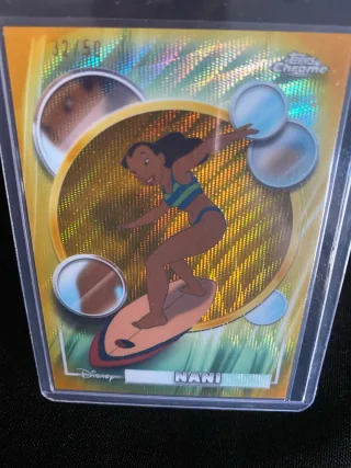Nani - Topps Chrome Disney Gold Wave 32/50 - 2026 Topps Chrome Disney - 151 - Gold Wave - serial 32/50 - card