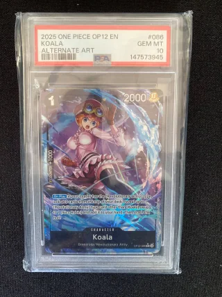 Koala (086) (Alternate Art) - Legacy of the Master - OP12-086 - Foil - graded slab