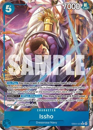 Issho (Alternate Art) - The Azure Sea's Seven - EB04-022 - Foil - card