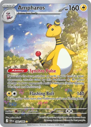 Ampharos - Chaos Rising - 090/086 - Holofoil - card