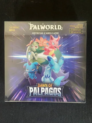 Palworld Dawn of Palpagos BP01 1st Edition Booster Box - 12 booster packs - sealed product