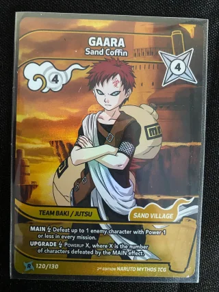 Gaara - Sand Coffin 120/130 (2nd Edition Holo) - Konoha Shido - 2nd Edition - Rare Holo - 2nd Edition - card