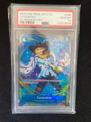 Cavendish (045) (Parallel) - Royal Blood - OP10-045 - Foil - graded slab