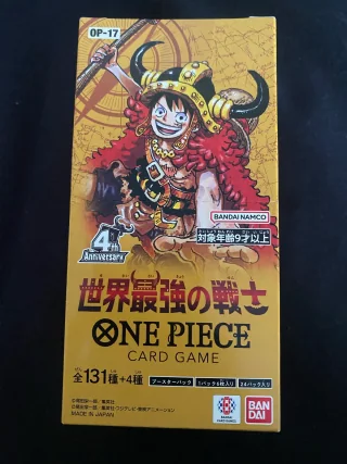 One Piece OP-17: The World's Strongest Warriors Booster Box (Japanese) - sealed product