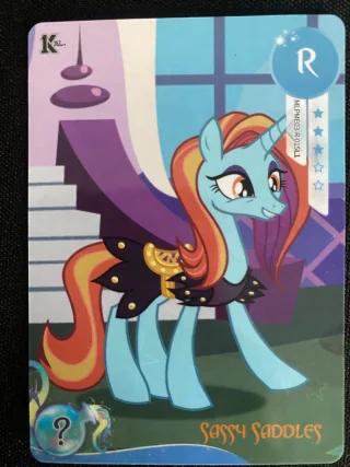 Sassy Saddles - Moon Edition 3 R (1st Print) - Moon Edition Series 3 - MLPME03-R-015L1 - R - 1st Print - card