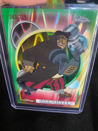 John Silver - Topps Chrome Disney Yellow and Green Raywave 063/225 - 2026 Topps Chrome Disney - Yellow and Green Raywave - serial 063/225 - card